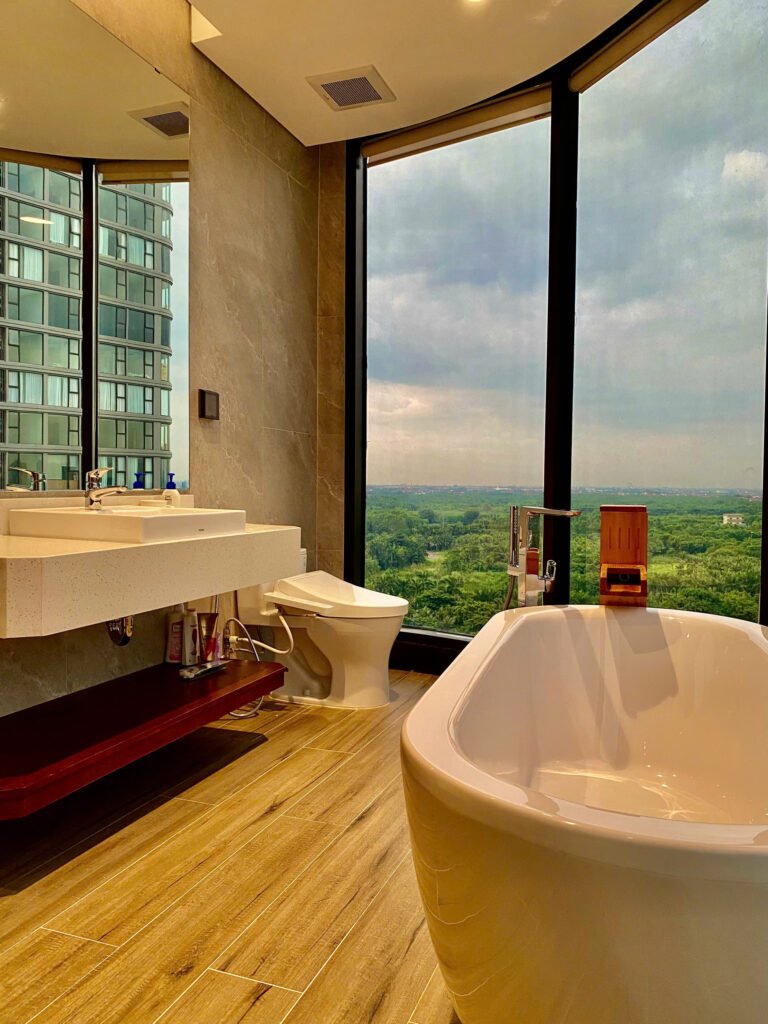 Duy nhất Căn Homestay 3 phòng ngủ Landmark Ecopark có bồn tắm khoáng nóng tại nhà