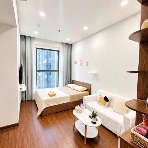 Homestay Masteri Waterfront Vinhomes Ocean Park – Studio Tầng 10