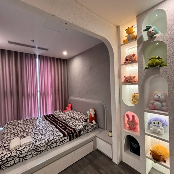Homestay The Zenpark Ocean Park – Studio Tòa R1.05 Tầng 23, Ban Công Thoáng, View Đẹp